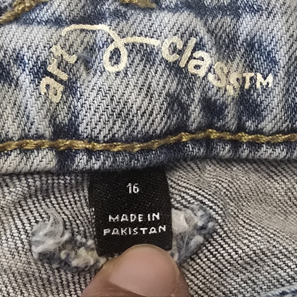 art class Light Blue Kids Cargo Jeans Girl's Size 16 - Picture 2 of 7